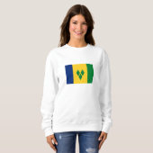 Saint Vincent Flag Sweatshirt (Vorne ganz)