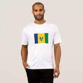 Saint Vincent Flag T-Shirt (Vorne ganz)
