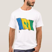 Saint Vincent Flag T-Shirt (Vorderseite)