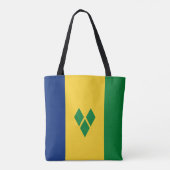 Saint Vincent Flag Tasche (Rückseite)