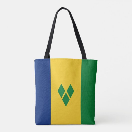 Saint Vincent Flag Tasche (Rückseite)