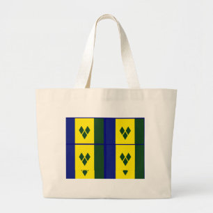 Saint-Vincent-Flagge Jumbo Stoffbeutel