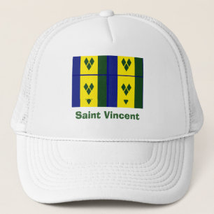 Saint-Vincent-Flagge Truckerkappe