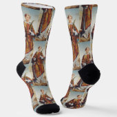 Saint Vincent of Saragossa Socken (Gewinkelt)