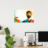 Saint Vincent: Radiant Witness of Faith Poster (Heimbüro)