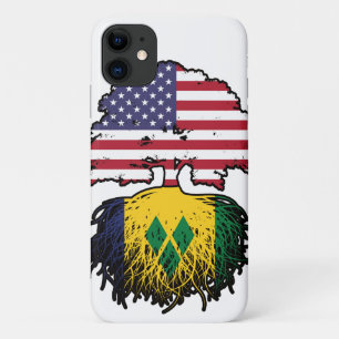 Saint Vincent Vincentian American USA Tree Roots Case-Mate iPhone Hülle