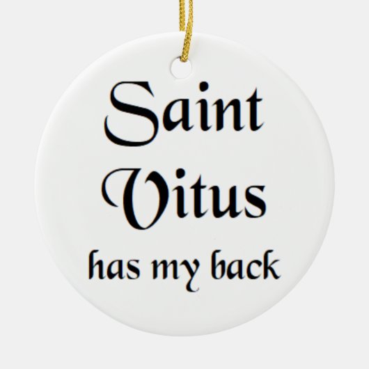 saint vitus coffee mug keramik ornament (Vorne)