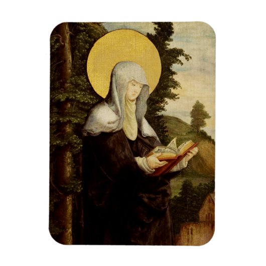 Saint Walpurga Mittelalterliches angelsächsisches Magnet (Vertikal)