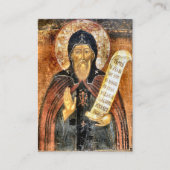 Saint Xenophon of Robeika Orthodox Prayer Card Platzkarte (Vorderseite)