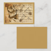 Saint Yared & The Ethiopian Music Instrument Visitenkarte (Vorne/Hinten)