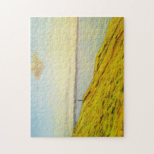 Sainte-Adresse-Ansicht über das Estuary Monet Fine Puzzle (Vertikal)