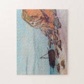 Sainte-Adresse, begehtes Sailboat Monet Fine Art Puzzle (Vertikal)
