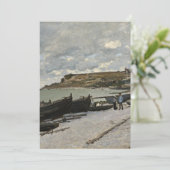 Sainte-Adresse by Monet - Bewölkte See Karte (Stehend Vorderseite)