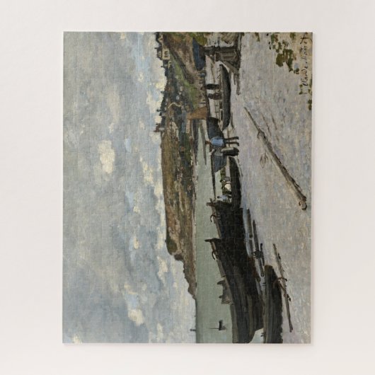Sainte-Adresse by Monet - Bewölkte See Puzzle (Vertikal)
