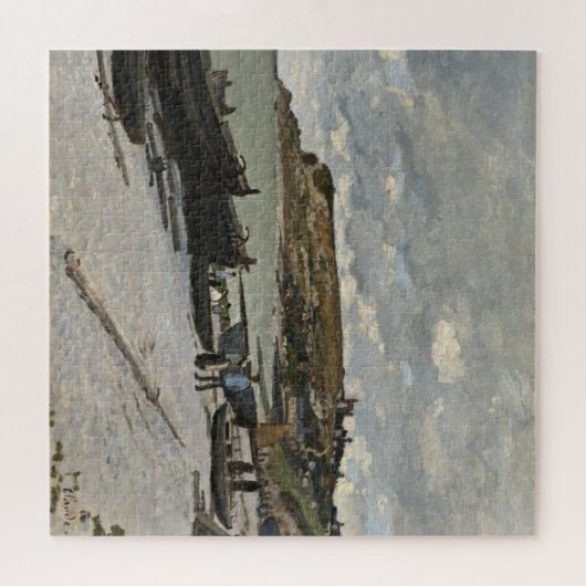 Sainte-Adresse by Monet - Bewölkte See Puzzle (Horizontal)
