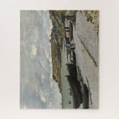 Sainte-Adresse by Monet - Bewölkte See Puzzle (Vertikal)
