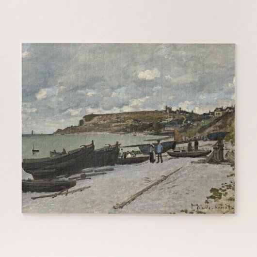 Sainte-Adresse by Monet - Bewölkte See Puzzle (Horizontal)
