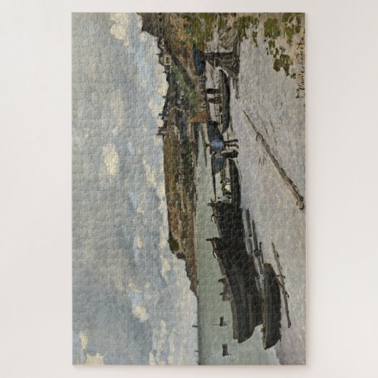 Sainte-Adresse by Monet - Bewölkte See Puzzle (Vertikal)