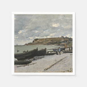 Sainte-Adresse by Monet - Bewölkte See Serviette