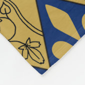 Sainte-Chapelle Fleur de Lys Fleece Throw (Ecke)