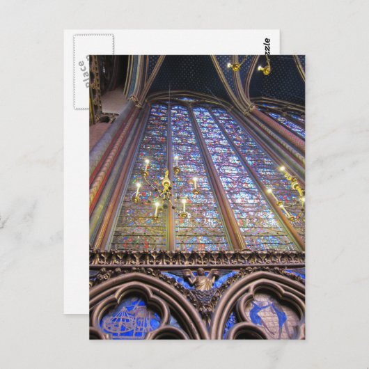 Sainte-Chapelle - Paris Postkarte (Vorne/Hinten)
