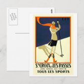 Sainte Croix Les Rasses Postkarte (Vorne/Hinten)