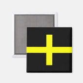 Sainte david Fahne Magnet (Vorderseite/Rückseite)
