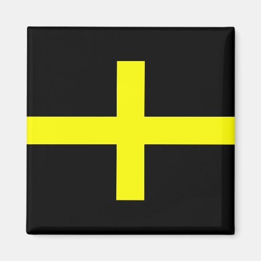 Sainte david Fahne Magnet (Vorne)