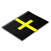 Sainte david Fahne Notizblock (Linke Seite)