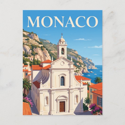 Sainte-Dévote-Kirche Monaco Postkarte (Vorderseite)