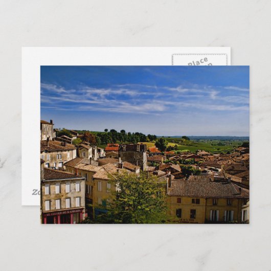 Sainte Emilion Postkarte (Vorne/Hinten)