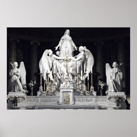Sainte-Marie-Madeleine Skulptur Angeli Paris Poster (Vorne)