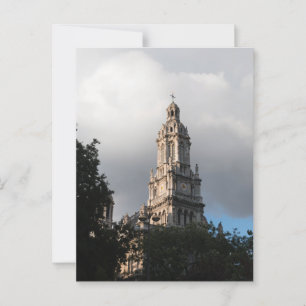 Sainte-Trinité Church Tower, Paris Postkarte