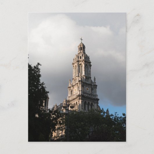 Sainte-Trinité Church Tower, Paris Postkarte (Vorderseite)