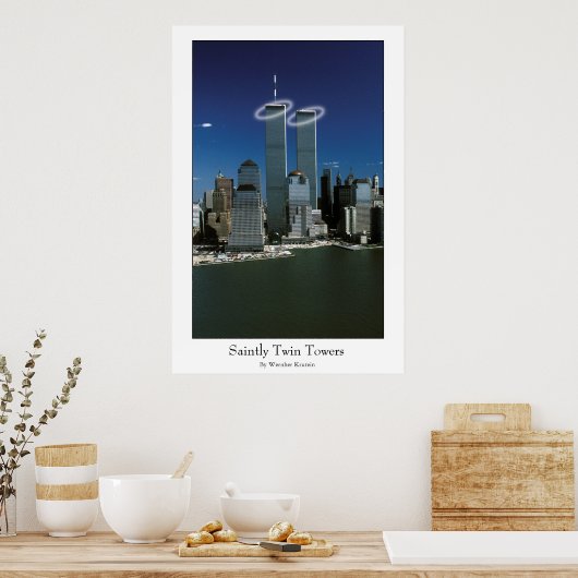 Saintly Twin Towers Poster (Küche)