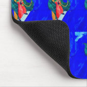 Saints auf blauem Mousepad surfen (Ecke)