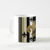 Saints Black and Gold Lilie Tasse (Vorderseite Links)