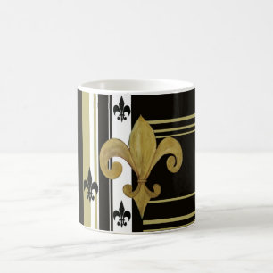 Saints Black and Gold Lilie Tasse