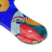 Saints blauer Wellenschneider Schneidebrett (Ecke)