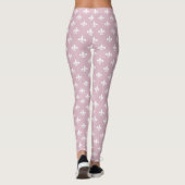 Saints Logo Pink Leggings - Womens NFL Team Gift (Rückseite)