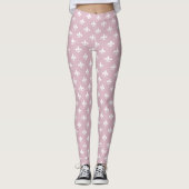 Saints Logo Pink Leggings - Womens NFL Team Gift (Vorderseite)