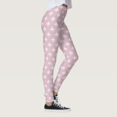 Saints Logo Pink Leggings - Womens NFL Team Gift (Rechts)