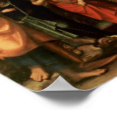 Saints St Peter Martha Mary Magdalene Correggio Poster (Ecke)