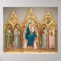 Saints Triptych - Agnolo Gaddi Kunstgewerbe
