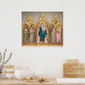 Saints Triptych - Agnolo Gaddi Kunstgewerbe Poster (Küche)