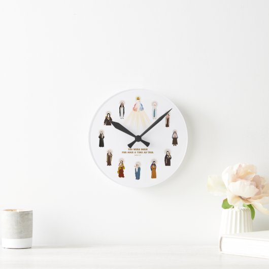 Saints Wall Clock Runde Wanduhr (Zuhause)