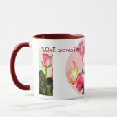 SaintTherese Zitat-Rosen-Tasse Tasse (Links)