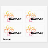 Saipan Aufkleber (Blatt)