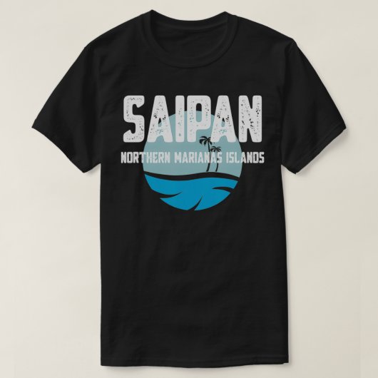 Saipan CNMI Sun and Sea T-Shirt (Design vorne)