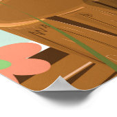 Saipan Insel Reiseplakat . Poster (Ecke)